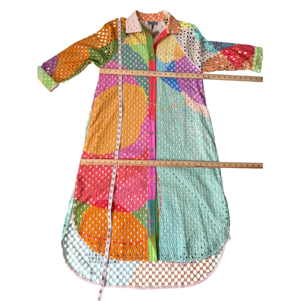 NWT Anthropologie Conditions Apply Long Sleeves Dozaria Shirt Dress Topper XS - Picture 12 of 12